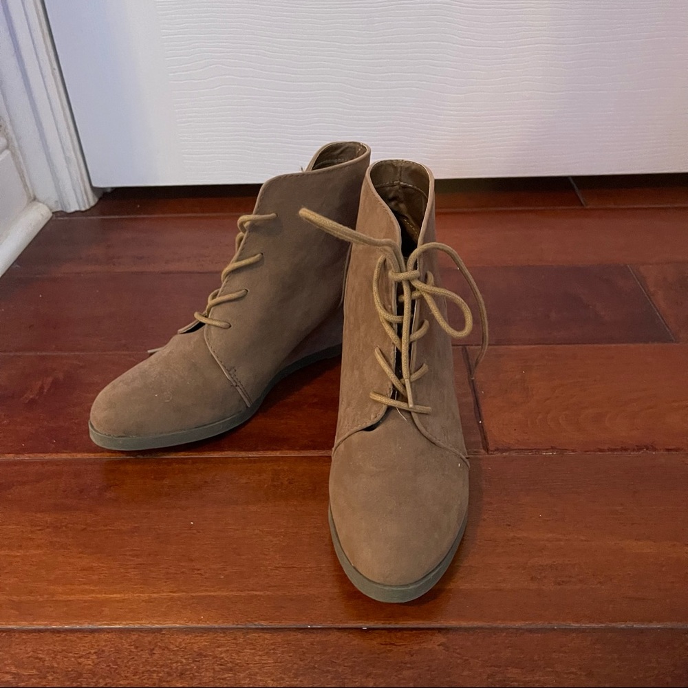 Brown booties